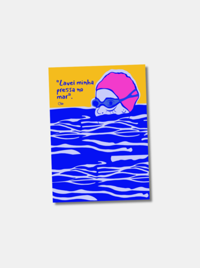 Cartão Postal Lavei a Pressa